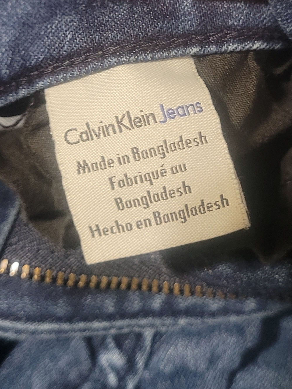 Calvin Klein Women's Medium Blue Slim Boyfriend Jeans Size 4 - Picture 5 of 5